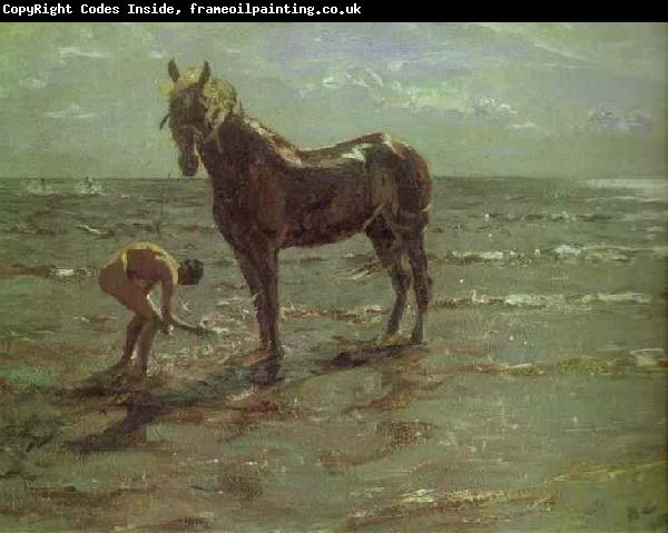 Valentin Serov Bathing of a Horse